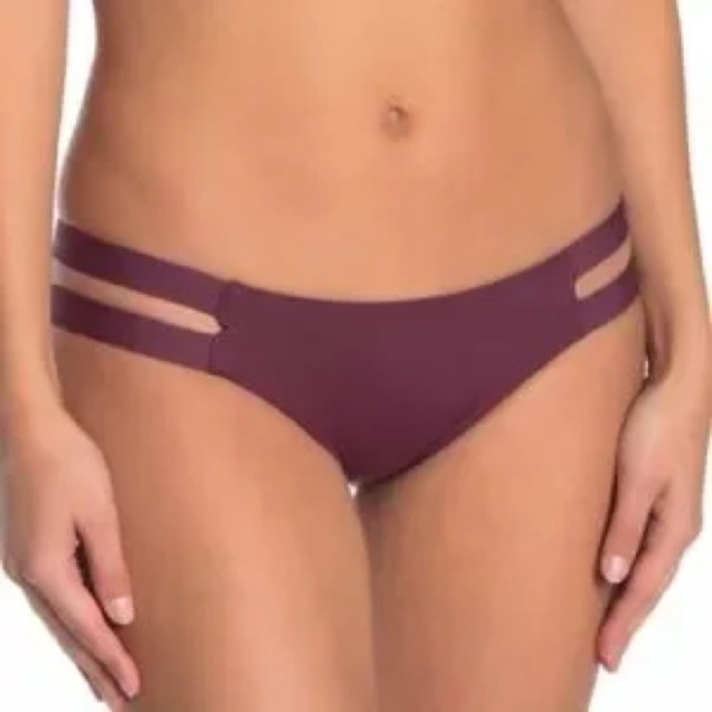 Tavik Swimwear Chloe Bottom - Maroon -‎ Large